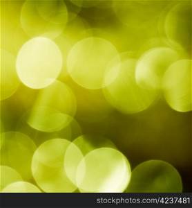 Green spring bokeh. Abstract background.
