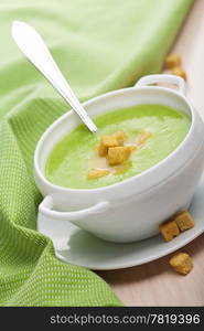 green vegetable soup