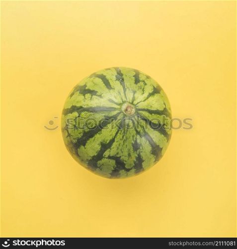 green whole ripe watermelon