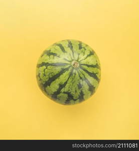 green whole ripe watermelon