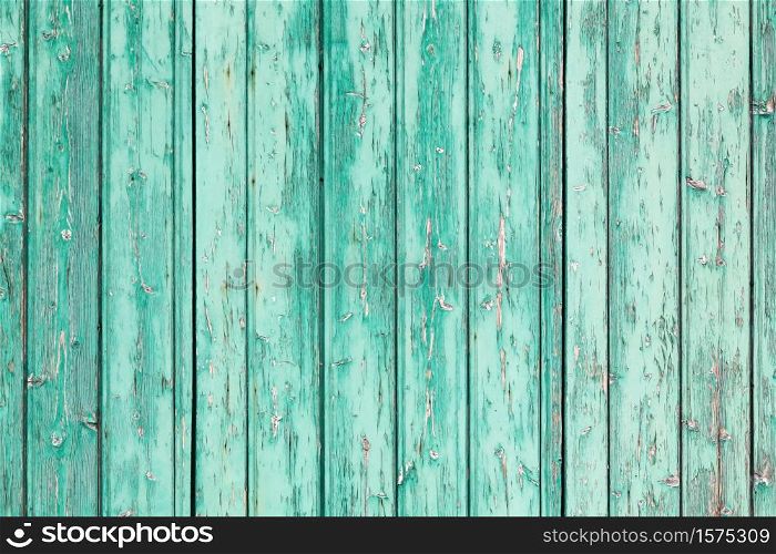Green wooden background and texture
