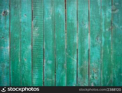 Green wooden boards as background