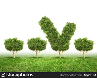 Greenery concept. Conceptual image of green plant. Protect our planet