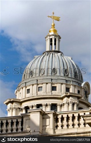 Greenwich. Architecture of the Royal Naval College in Greenwich London