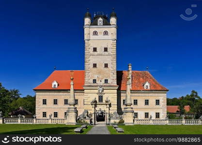 Greillenstein Castle. In the municipality ’Grellenstein’ of the municipality of Rohrenbach in the district of Horn in Lower Austria