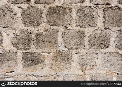 Grey brick wall to use for background