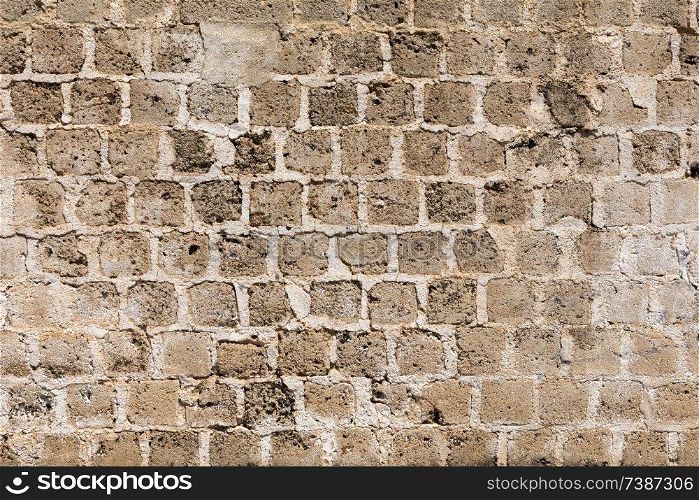 Grey brick wall to use for background