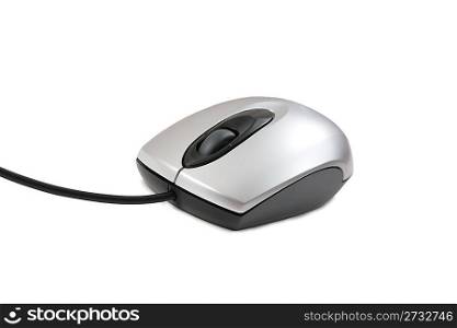 Grey computer mouse