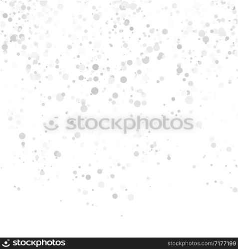 Grey Confetti Pattern Isolated on White Background.. Grey Confetti Pattern Isolated on White Background