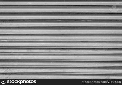 Grey Dusty and Dirty Closed Security Shutters