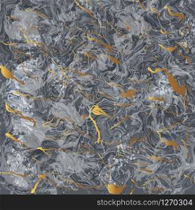 Grey marble trendy background. Marble effect painting. Mixed colour paints. For wallpaper, business cards, poster, flyer, banner, invitation, website, print. Vector Illustration.. Grey marble trendy background. Marble effect painting.