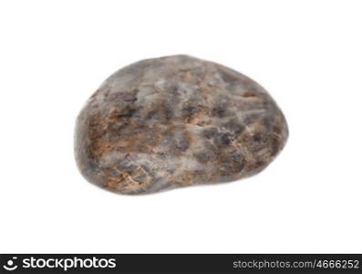 Grey stone isolated on a white background