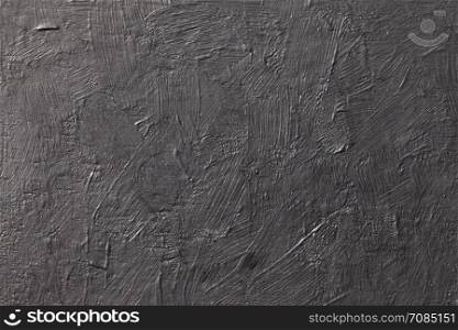 Grey textured wall, dark edges. Grunge vintage dark background cement texture wall