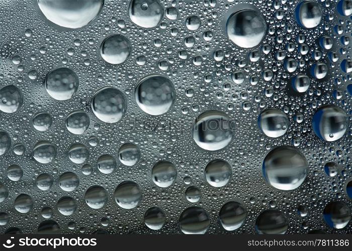 grey water drops background