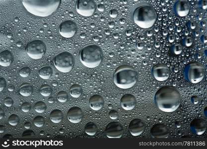 grey water drops background