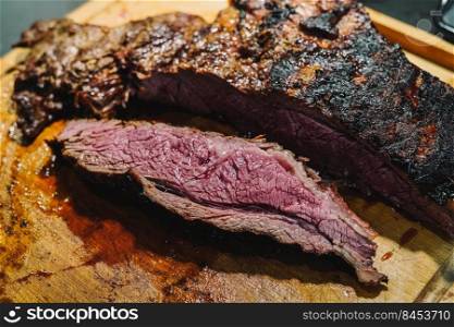Grilled beef of excellent quality