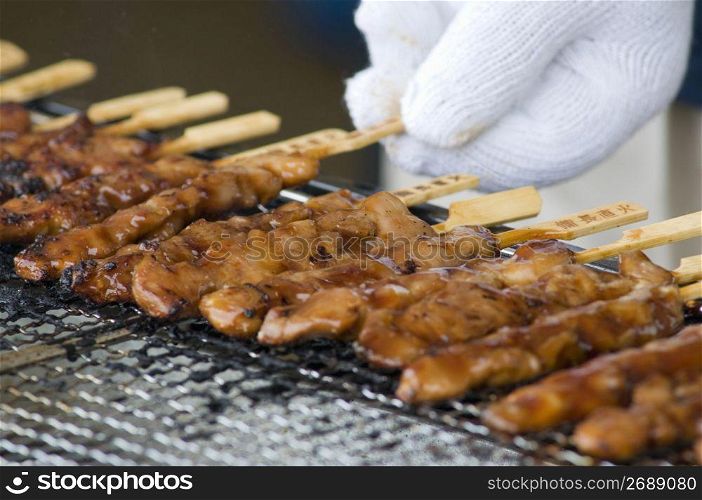 Grilled chicken,Yakitori,Barbecued chicken