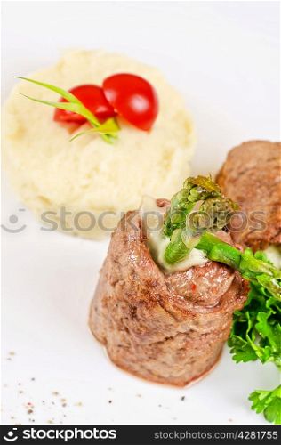Grilled meat rolls