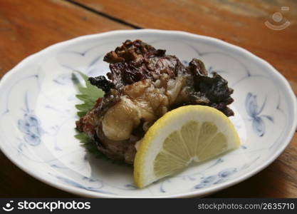 Grilled soft-shelled turtle