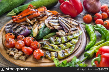 Grilled vegetables