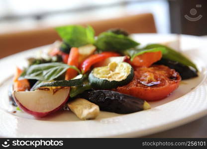 grilled vegetables with balsamic