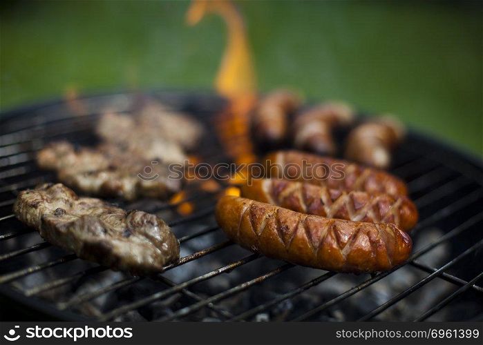 Grilling time, Grill, bright colorful vivid theme