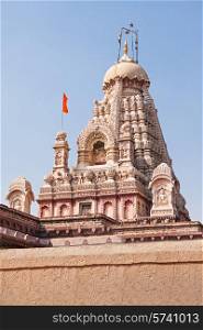 Grishneshwar Jyotirlinga Temple near Ellora, Maharashtra state in India