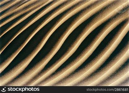 Grooves in sand
