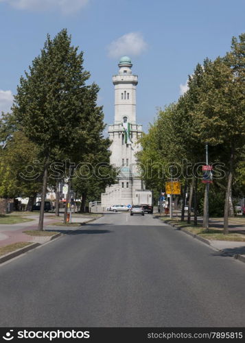 Grossbeeren, Teltow-Flaming, Brandenburg, Germany - tower, which was built in 1913 to commemorate the Battle of 1813 against Napoleon. It is 32 m high and has a viewing platform. Inside is a small museum with a diorama.