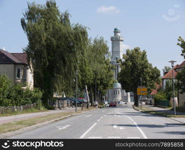 Grossbeeren, Teltow-Flaming, Brandenburg, Germany - tower, which was built in 1913 to commemorate the Battle of 1813 against Napoleon. It is 32 m high and has a viewing platform. Inside is a small museum with a diorama.