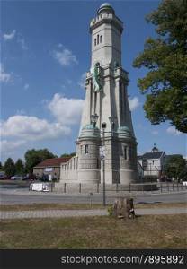 Grossbeeren, Teltow-Flaming, Brandenburg, Germany - tower, which was built in 1913 to commemorate the Battle of 1813 against Napoleon. It is 32 m high and has a viewing platform. Inside is a small museum with a diorama.
