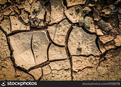 Ground crack background / soil texture and season dry mud arid land