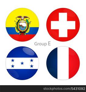 Group E - Ecuador, Switzerland, Honduras, France at world cup 2014
