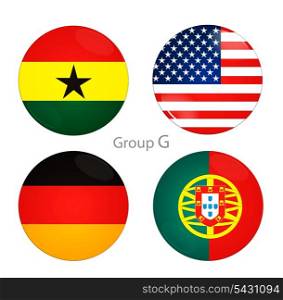 Group G - USA, Ghana, Germany, Portugal at world cup 2014