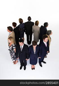 Group of Businesspeople Holding Hands