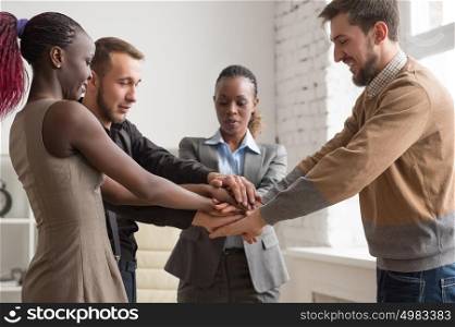 Group of Diverse Multiethnic People Teamwork at Office