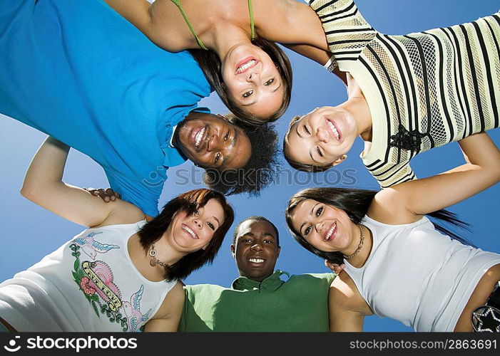 Group of Friends in a Circle