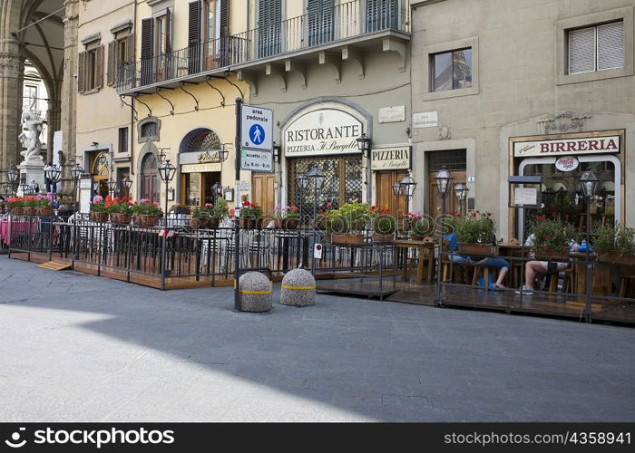 Group of people in a restaurant, Florence, Italy