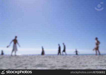 Group of people on the beach