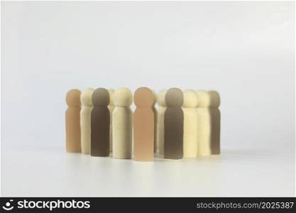Group of people with different ethnicity on isolated white background, diverse human standing together copy space space for text. Group of people with different ethnicity on isolated white background, diverse human standing together copy space