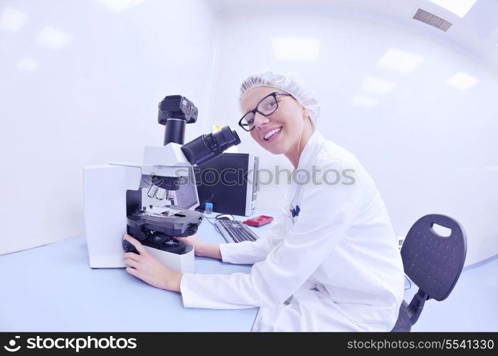 group of scientists working at the laboratory