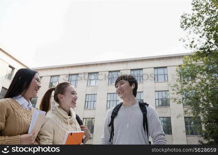 Group of students talking