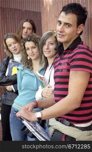 Group of teenagers