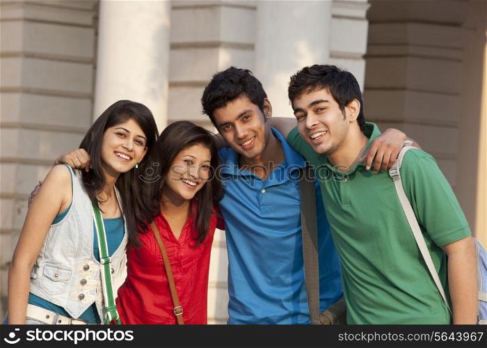 Group portrait of college students