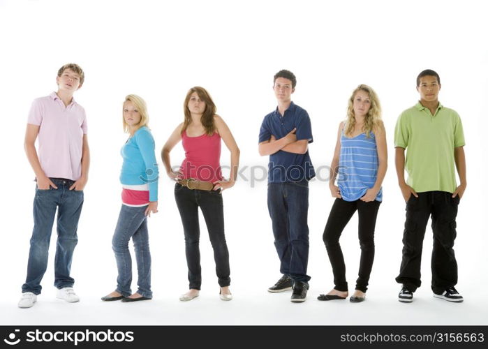 Group Shot Of Teenagers