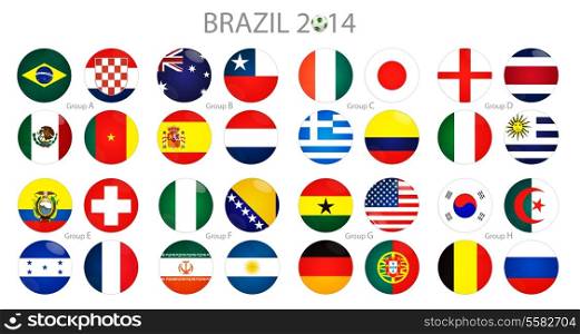 Groups of world cup at brasil country