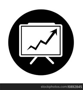 Growing Chart Presentation Icon