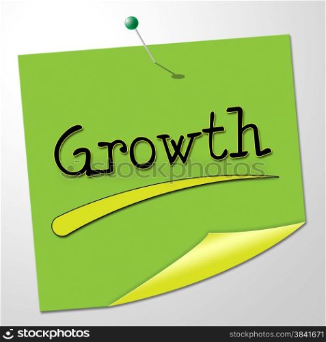 Growth Message Representing Growing Correspondence And Expand