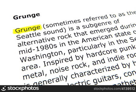 grunge