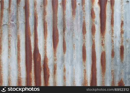 Grunge and old zinc sheet wall, Surface and texture